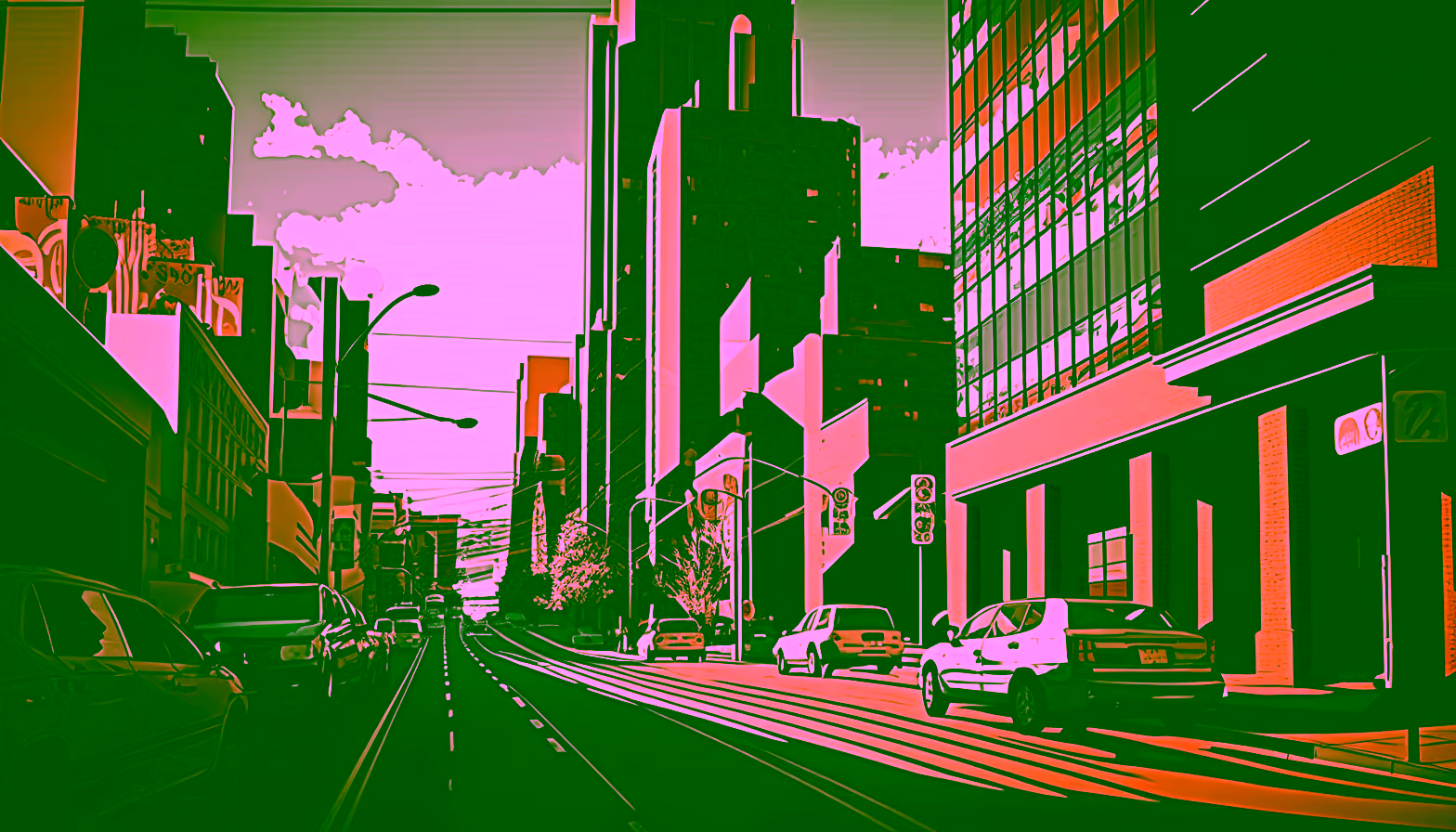 Canvas Wall Art - Streets of Johannesburg - B1009