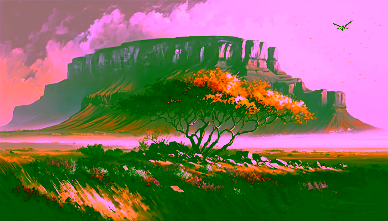 Canvas Wall Art - Table Mountain - B1022