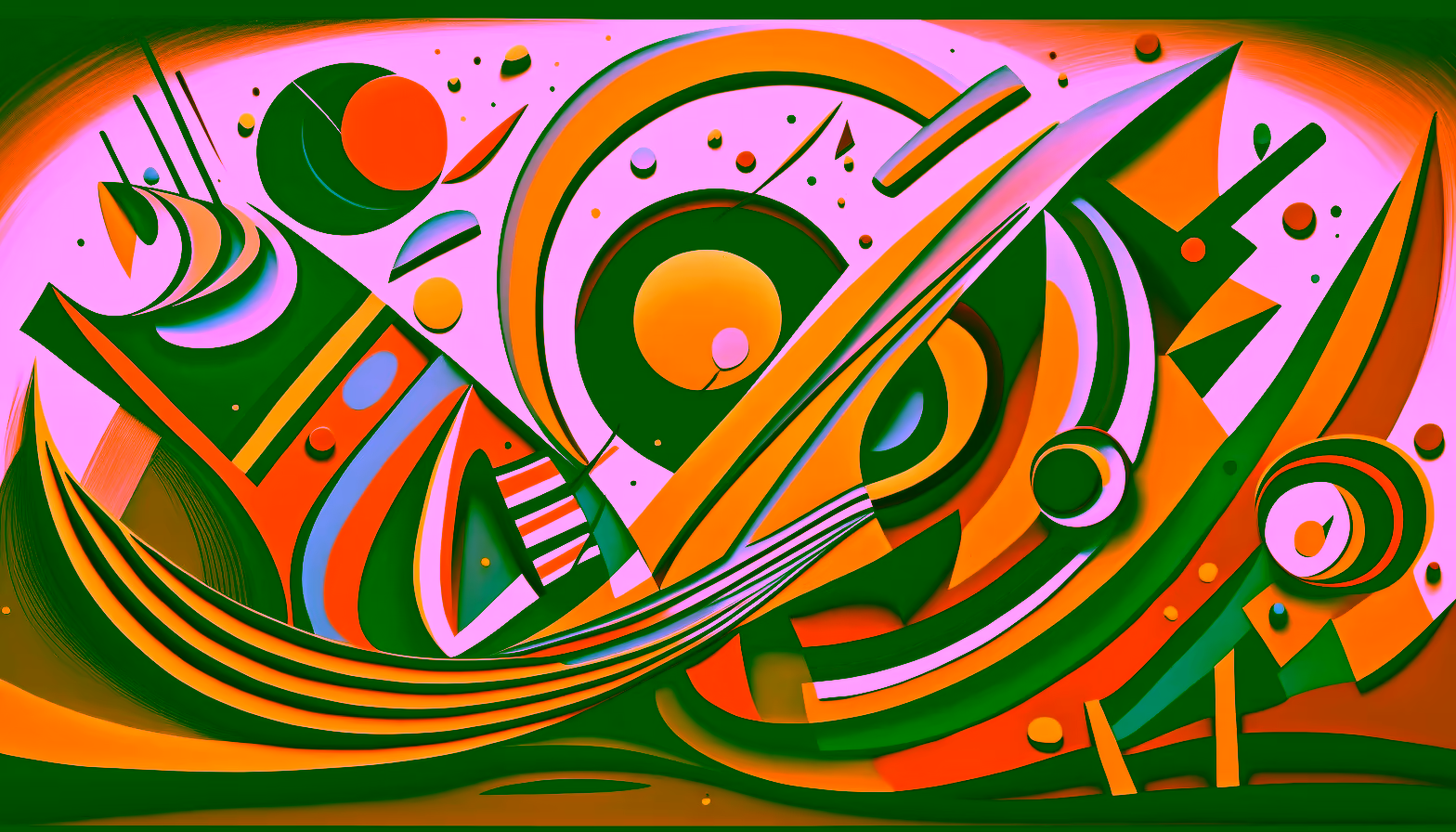 Canvas Wall Art - Canvas Wall Art – African Rhythm Abstract Painting - B1097