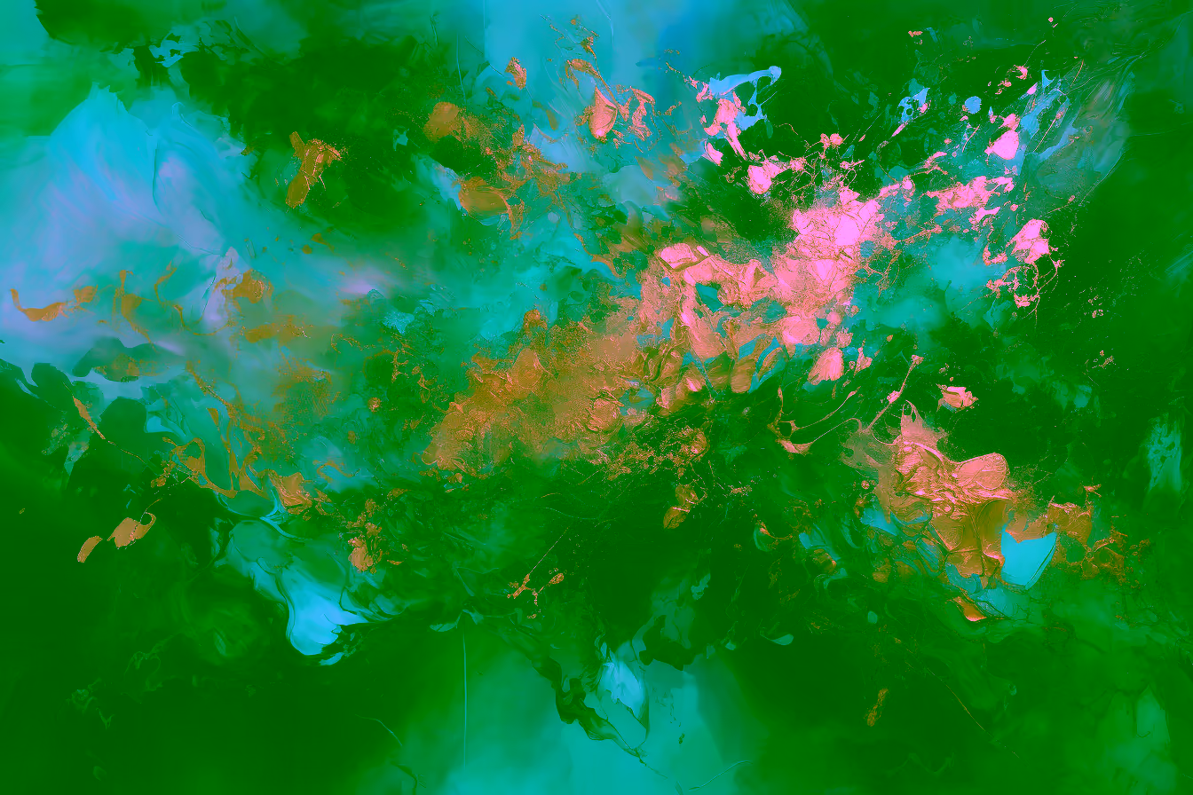 Canvas Wall Art - Azure Dreams Is An Abstract Masterpiece - A1181