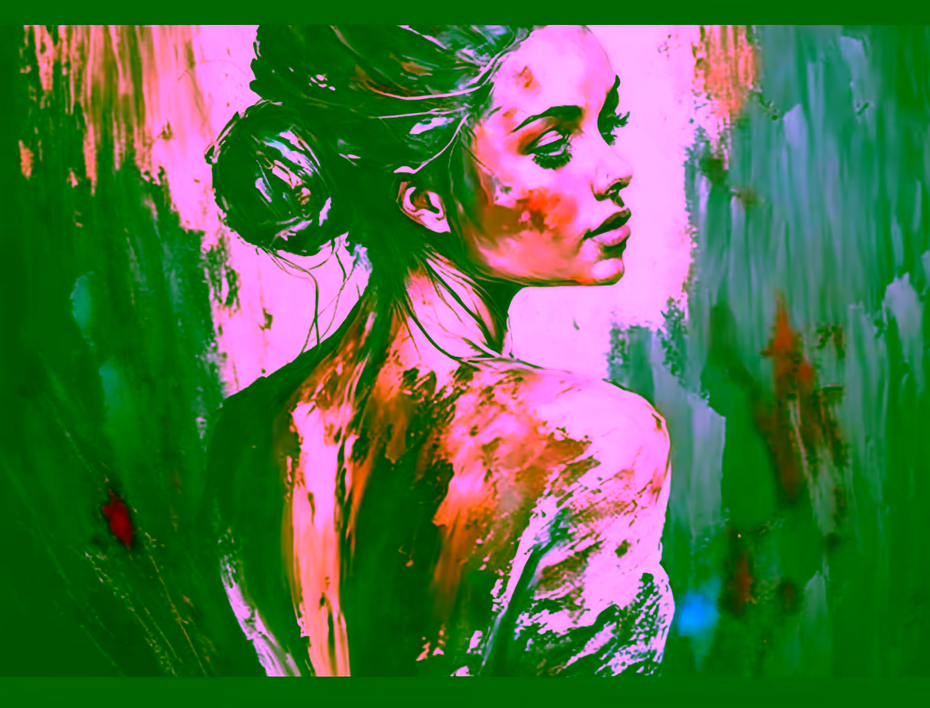 Canvas Wall Art - Canvas Wall Art: Beautiful Acrylic Painting - B1291