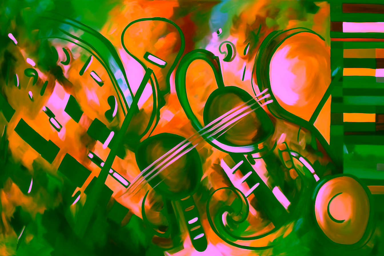 Canvas Wall Art - Instruments Unity By Chromatic Harmony Acrylic - A1662