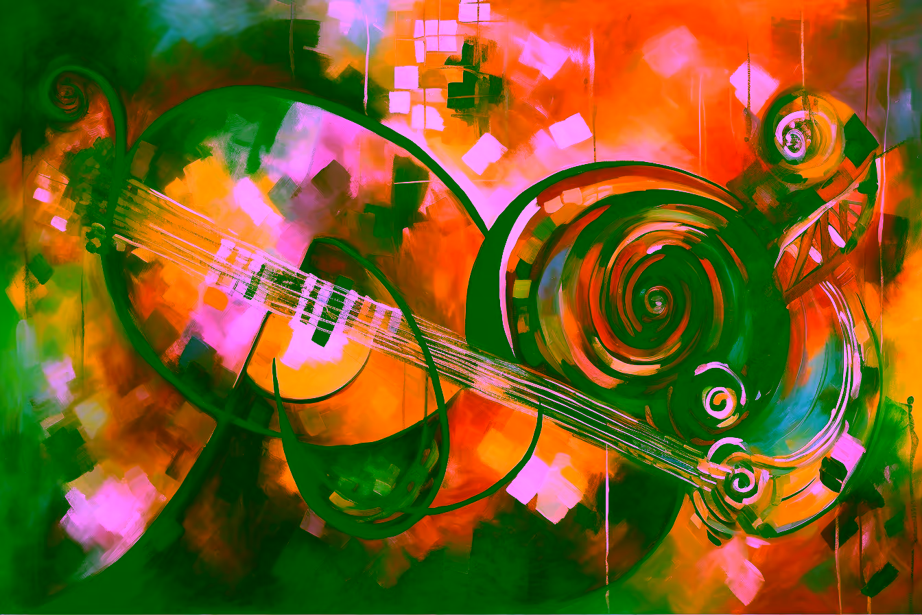 Canvas Wall Art - Melodic Harmony By Chromatic Expressions Capt - A1652