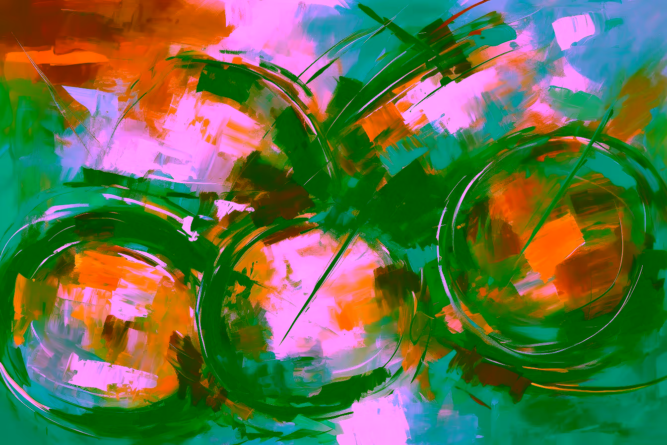 Canvas Wall Art - Percussive Rhythms By Abstract Harmonies Captivating - A1685