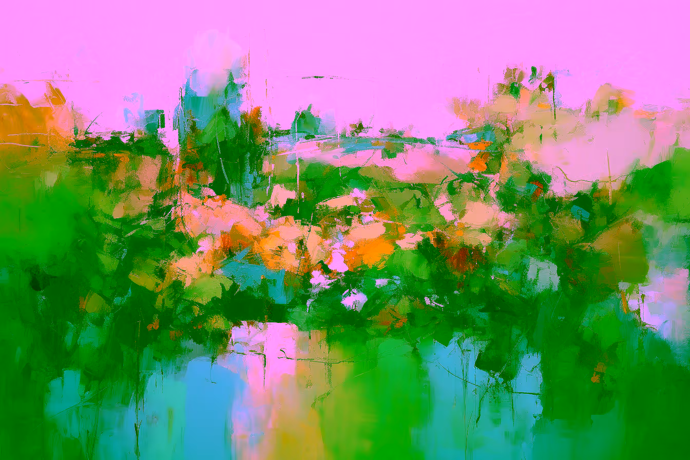 Canvas Wall Art - Abstract Composition Captures Eternal - A1249
