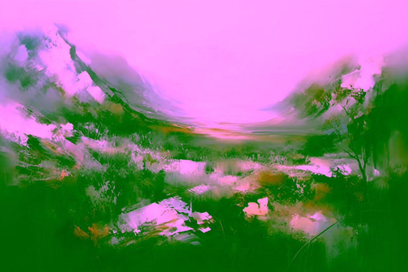 Canvas Wall Art - Abstract Composition Portrays Majestic Be - A1349