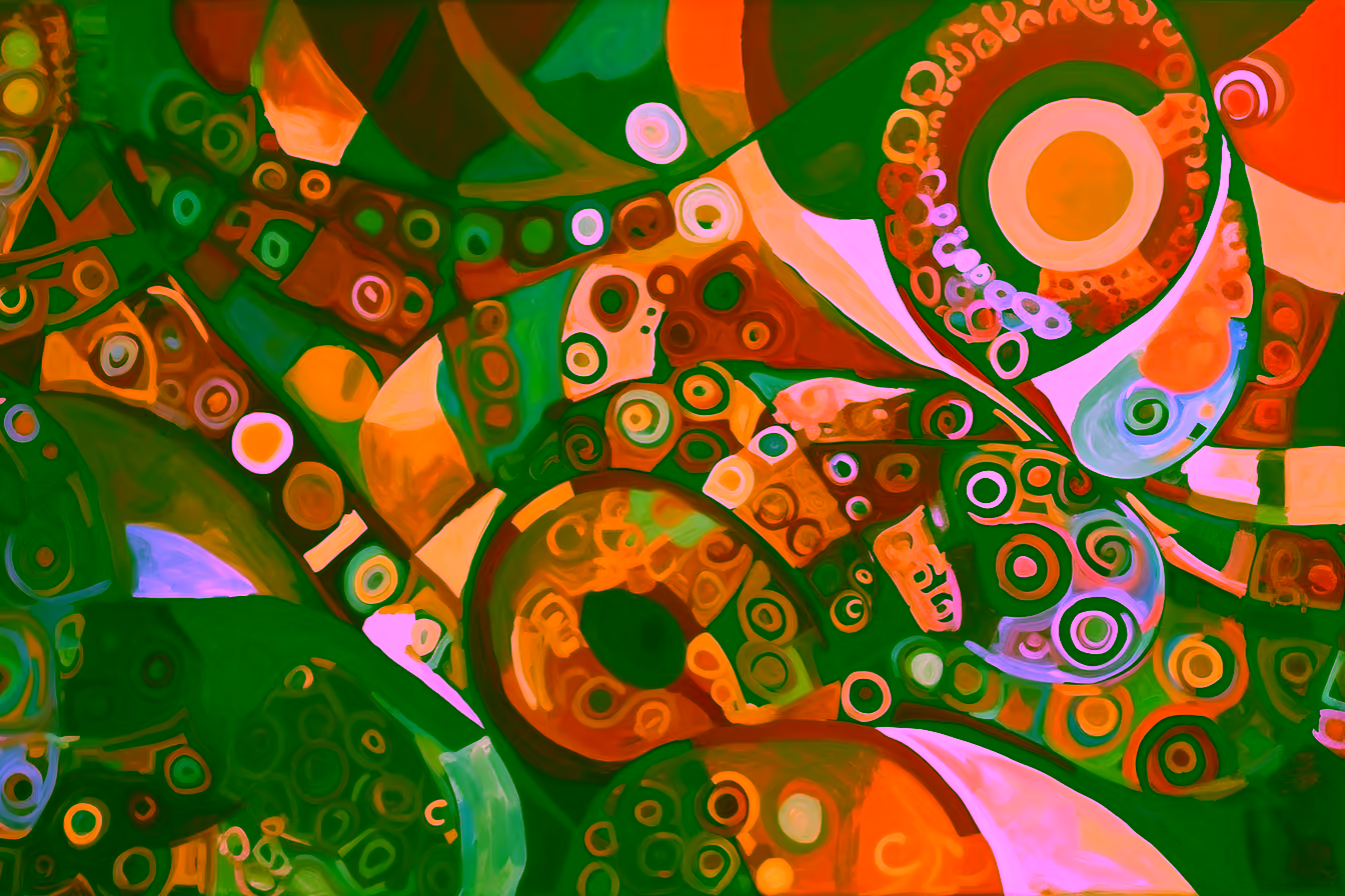 Canvas Wall Art - Transcending Borders By Abstract Expressions - A1617