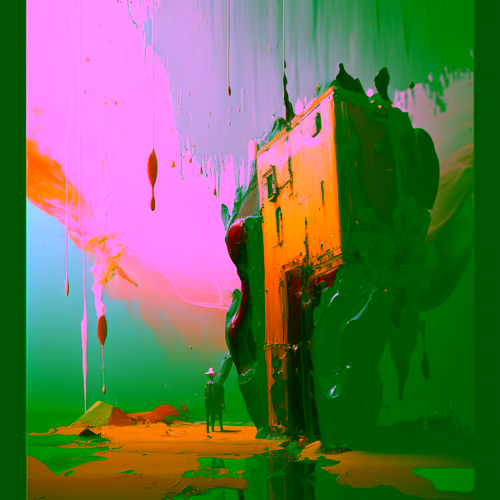 Canvas Wall Art - Canvas Wall Art-Upscaled Painting - B1220